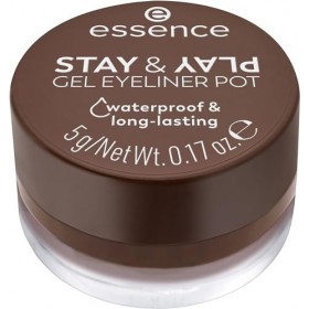 Essence - Eyeliner Gel Pot Stay & Play - 02 Brown