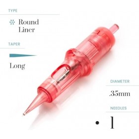 Kwadron Optima Professional PMU 1 Round Liner 0,35 mm Lot de 20