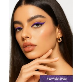 Erinde Crayon Yeux Waterproof Violet, Crayon Gel Eyeliner, Haute Pigmentation, Longue Durée, Résistant à lEau, Inclut un Tai
