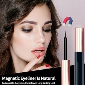 Eye Liner Magnetique pour Faux Cils, Eyeliner Liquide, Colle Faux Cils Magnetique, Eyeliner Convient pour Faux Cil Magnetic, 