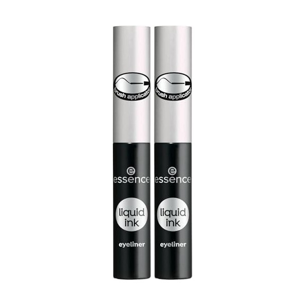 Essence - Eyeliner Liquide Ink - 01 Black Lot de 2 Eyeliner / Khôl / Crayon
