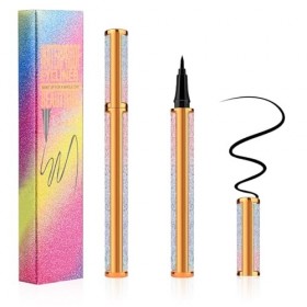 Aomig Crayon eyeliner végétalien 24h - Tenue longue durée Précis Anti-salissures Doux pour les yeux sensibles Eyeliner / Khôl...