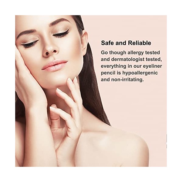 Boobeen Eye-liner - Gel Stylo Eyeliner Noir - Formule à séchage rapide Eye Liner - Maquillage pour les yeux toute la journée ...