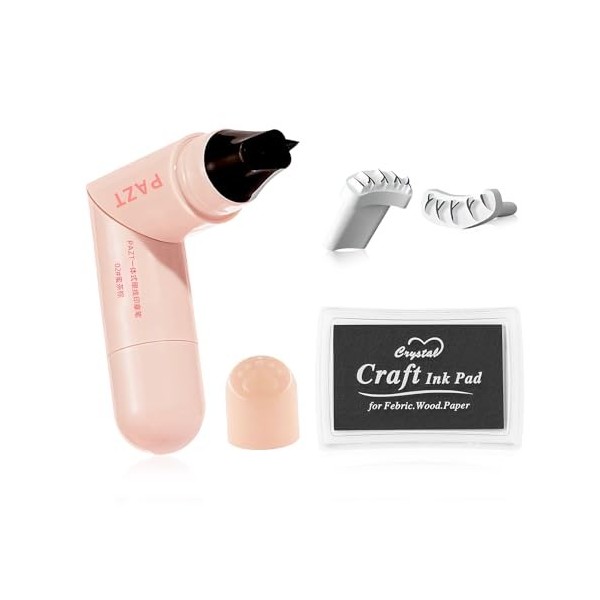 Tampon eye-liner double tête, stylo aile, eye-liner waterproof rotatif et tampon pour cils inférieurs, anti-bavures, naturel,