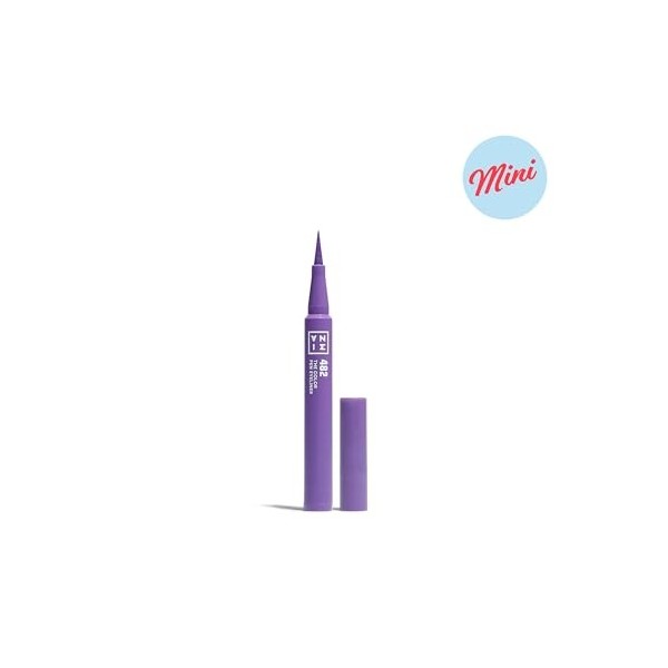 3INA MAKEUP - The Color Pen Eyeliner 482 mini - Violet 10h longue durée - Liquide Mat - Pointe Ultra-Précise - Haute Pigmen E...