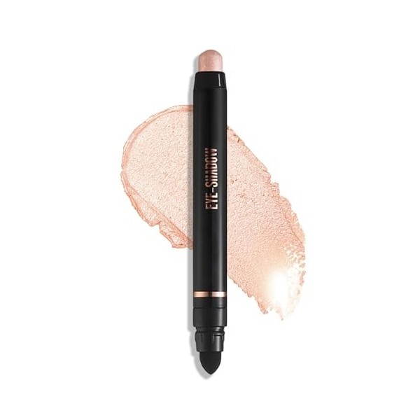 Erinde Crayon fard à paupières rose, crème pailletée, longue durée et imperméable, haute pigment métallique brillant pour les...