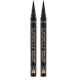 Catrice Cosmetics Superproof Brush Liner Waterproof Pinceau Eyeliner, Longue durée, Résultat Rapide, Hautement Pigmenté, Mat 