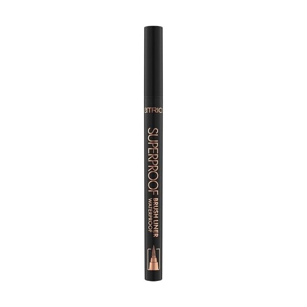 Catrice Cosmetics Superproof Brush Liner Waterproof Pinceau Eyeliner, Longue durée, Résultat Rapide, Hautement Pigmenté, Mat 