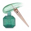 FADVAN No.6 Glitter Metallic Eyeliner Vert Eyeliner Métallisé Pailleté Longue Durée Extrêmement Fin, Peut être Utilisé Comme 