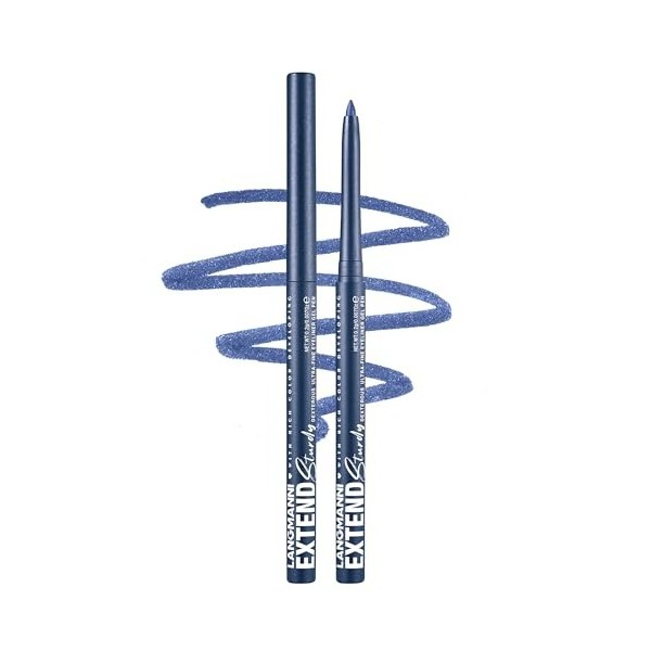 Erinde Crayon Yeux Waterproof Bleu Métallisé, Eyeliner Longue Tenue et Anti-Bavure, Texture Crémeuse et Application Facile, P...