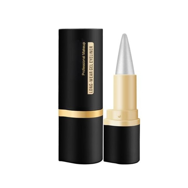 Vawolecy Eyeliler Gel - Stylo, eyeliner brillant coloré imperméable, finition métallique satinée waterproof hautement pigment...