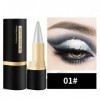 Vawolecy Eyeliler Gel - Stylo, eyeliner brillant coloré imperméable, finition métallique satinée waterproof hautement pigment...