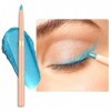 OULAC Crayon Yeux Waterproof, Eye Liner Bleu Mat avec Couleur Intense, Eyeliner Anti-salissures Texture Lisse et Crémeuse, Te