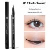 HSYTEK Eyeliner professionnel – Feutre imperméable à leau pour des traits définis pour une application impeccable – Noir pro ...