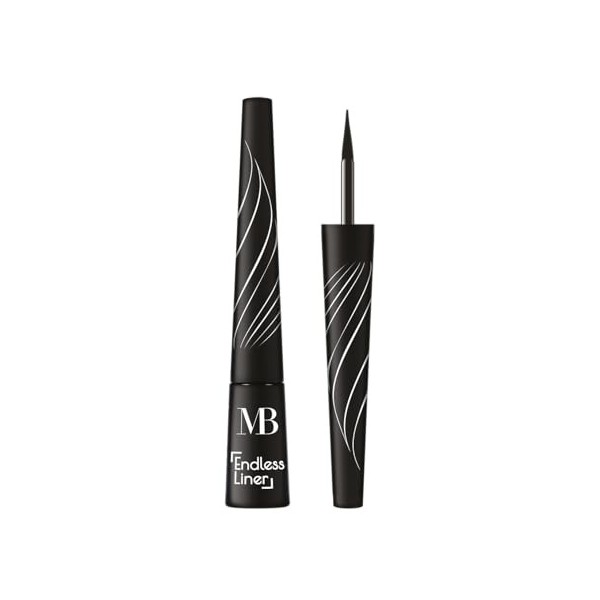 MB Milano - Eyeliner Liquide - Couleur Intense - NOIR - Tracé Précis - Longue Tenue 12h - Made in Italy Eyeliner / Khôl / Crayon