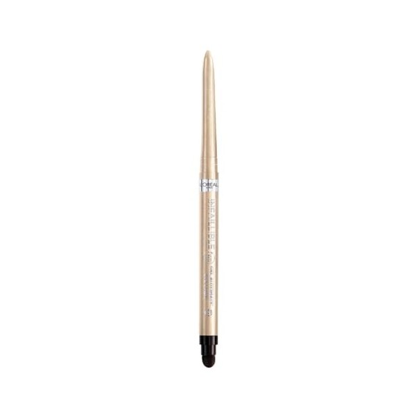 L’Oréal Paris, Crayon Eyeliner Mine Rétractable, Tracé Précis, Longue Tenue, Waterproof, Résiste aux Frottements, Sans Transf...