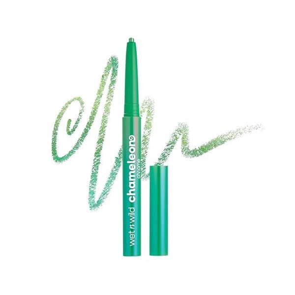 Wet n Wild Chameleon Chrome Retractable Waterproof Eyeliner, Pigments Irisés Réfléchissant la Lumière pour un Changement de C