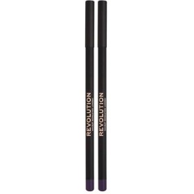 Makeup Revolution, Kohl EyeLiner, EyeLiner, Black, 1.3g Lot de 2 