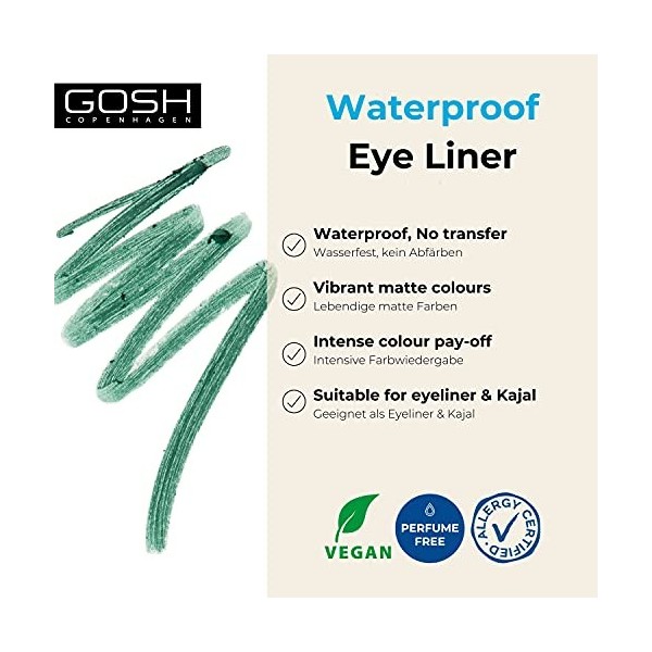 Matte Eye Liner 012-Forest Green Eyeliner / Khôl / Crayon