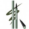 Erinde Eye Liner Vert Métallique, Pointe Précise Incliné à 18°, Crayon Yeux Waterproof, Crayon Yeux Métallique. Haute Pigment
