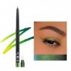 Erinde Crayon Eyeliner Vert Caméléon Métallique Pailleté, Stick à Paupières Multicolore, Sparkling Durable pour les Yeux Eyel...