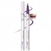 Erinde Crayon Yeux Liquide Violet, Texture Mat et Douce, Application Facile, Haute Pigmentation et Longue Tenue, Eyeliner Wat