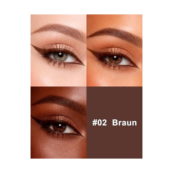 Jutqut Eyeliner liquide longue durée imperméable 02