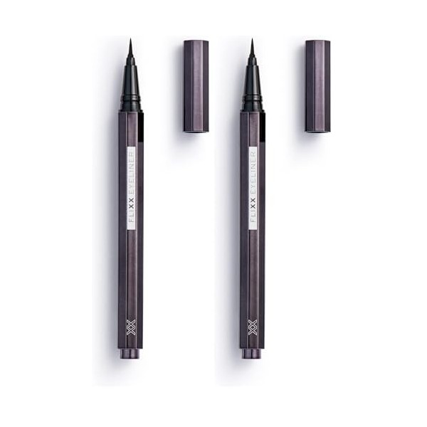 Xx Revolution, Flixx, Stylo Eyeliner, Black, 0.4ml Lot de 2 Eyeliner / Khôl / Crayon