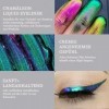 EONFAVE Chameleon Eyeliner liquide, bleu et vert, crayon eye-liner liquide résistant à leau, crayon à paillettes métallisé, 