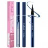 FADLASH Eyeliner Bleu Waterproof 0,6 ml, Crayon Yeux Bleu Mat Waterproof, Séchage Rapide, Effet Naturel Longue Tenue, sans Ba...
