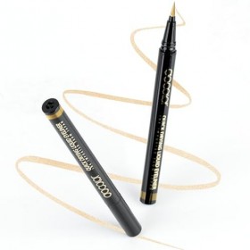 docolor - Eyeliner Waterproof - Tracé Ultra - Fin-Couleur Intense Longue Tenue - Embout Ultra - Précis - Formule Vegan - Doré...
