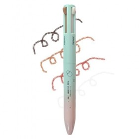 RoseFlower Stylos de Maquillage 4 en 1, 4 Couleurs Multi-Fonction Maquillage Beauté Stylo, Waterproof Effet Naturel, Crayon à...