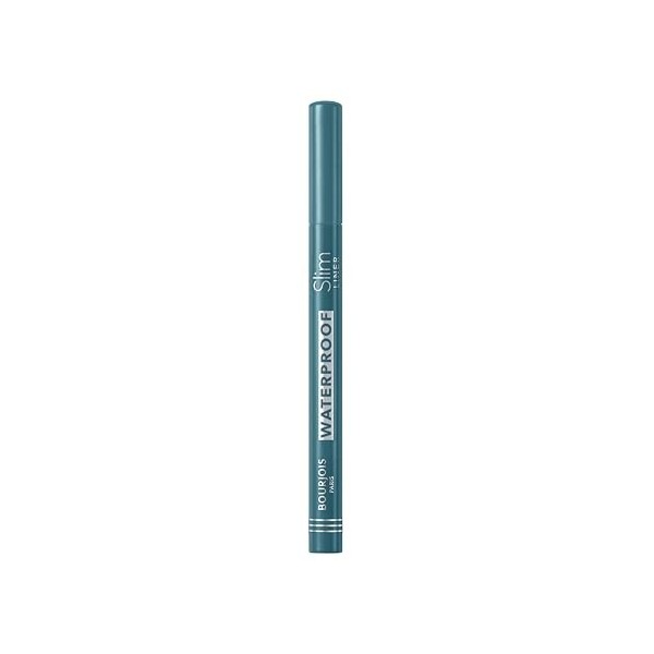 Bourjois Liner Feutre Slim Waterproof Eyeliner, Hautement Pigmenté, Sans Bavure, Séchage Rapide, 1 ml, Turquoise IV Eyeliner ...