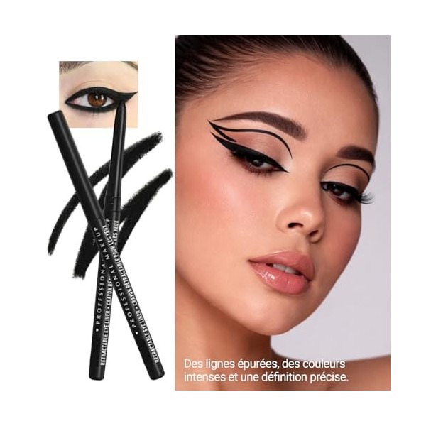Erinde Lot de 6 eyeliner 01 Noir