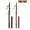 Crayon Yeux Waterproof Marron, Eyeliner Gel doux et Lisse, Texture Gel Crémeuse et Mate, Eyeliner Longue Durée Résistant aux ...