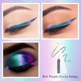 Chameleon Crayon Yeux Liquide, Eyeliner Pailleté Métallique Coloré, Waterproof Durée, Pointe Ultra-Fine, Multicolore Très Pig