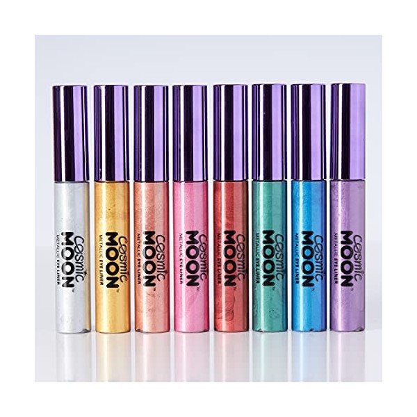 Cosmic Moon - Traceur métallique pour les yeux - 10ml - Pour des styles dyeux métalliques hypnotisants - Rose