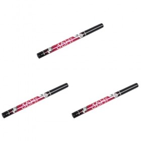 TOVINANNA 3 Pièces Eyeliner Liquide Noir Waterproof Longue Tenue 24h Stylo Feutre Pointe Fine Maquillage des Yeux Séchage Rap...