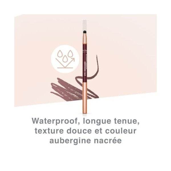 M. Asam MAGIC FINISH Stylo eyeliner Aubergine 0,28 g – eyeliner waterproof longue tenue, couleur aubergine et fini nacré, t