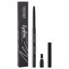 Docolor Waterproof Eyeliner en Gel Noir avec Paillettes et Mine Rotative Sans Pointes Crayon Eye-Liner Eyeliner / Khôl / Crayon