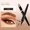 Catlinez Eyeliner waterproof, Eye liner liquide longue tenue, Résistant à la transpiration, tenue 24 h sans décoloration, Emb