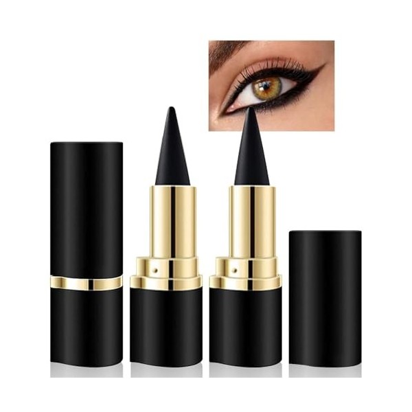 ZYEKIU 2 Pièces Maquillage Femme Professional Makeup Eyeliner, Matte Quick Dry Eyeliner, Crayon Yeux Waterproof, Eyeliners Co