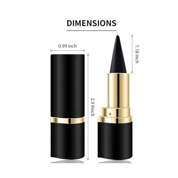 ZYEKIU 2 Pièces Maquillage Femme Professional Makeup Eyeliner, Matte Quick Dry Eyeliner, Crayon Yeux Waterproof, Eyeliners Co