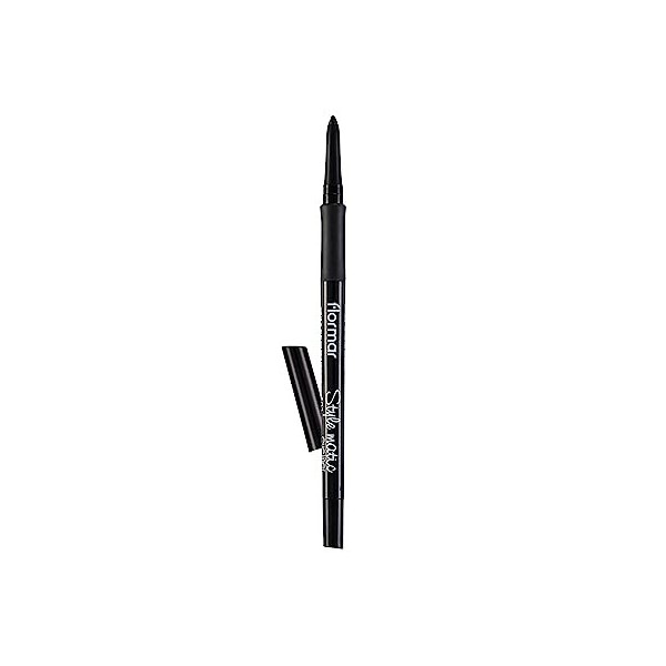 Flormar Style Matic Eyeliner – Crayon yeux waterproof à fini mat, application précise et fluide– intense & longue tenue kajal