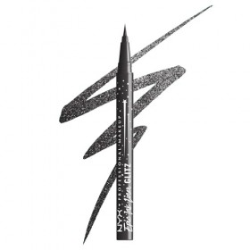NYX Professional Makeup - Eyeliner Liquide - Tenue 24H et Waterproof - Pointe Ultra Fine - Effet Pailleté Ultra Pigmenté - Fo
