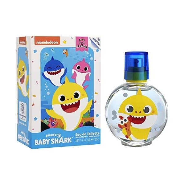 eau de toilette Baby Shark junior 30 ml glas transparant