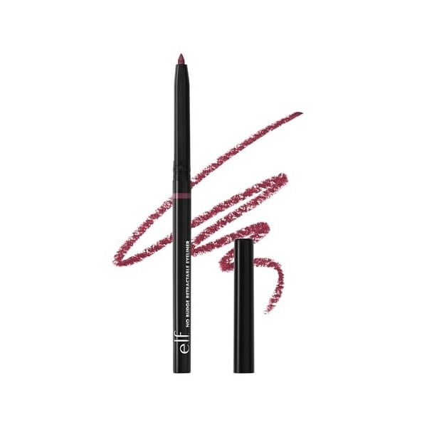e.l.f. No Budge Eyeliner rétractable crémeux hautement pigmenté et waterproof pour des lignes précises et des looks intenses 