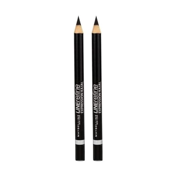 Expressions Kajal Eyeliner Pencil de Maybelline Black Lot de 2 