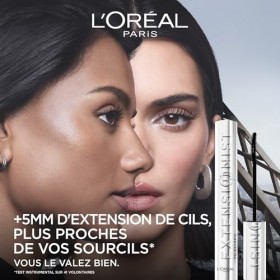 LOréal Paris - Mascara Volume & Longueur - Convient aux Yeux Sensibles - Formule Allongeante - Brosse à Picots Sculptants - ...
