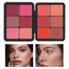 Beauty Searcher Palette de maquillage, 12 couleurs, anti-cernes et palette de blush, entièrement couvrante, durable, résistan...